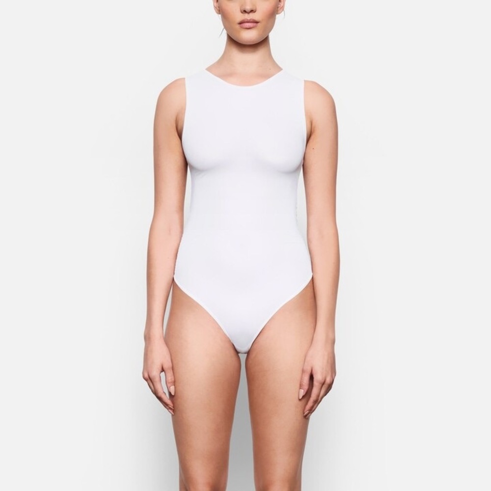 SKIMS Jelly Sheer Crew Neck Bodysuit